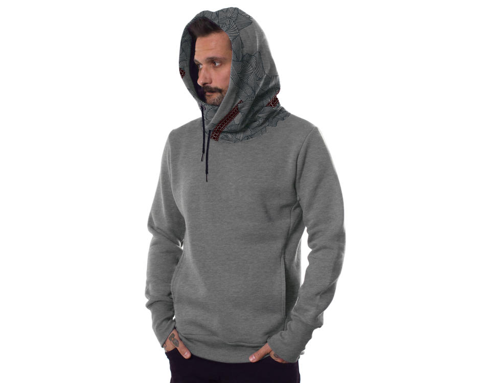 Velocity Sensual Grey hoodie 